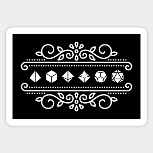 Ornamental Dice Set of Ranger Tabletop RPG Gaming Sticker